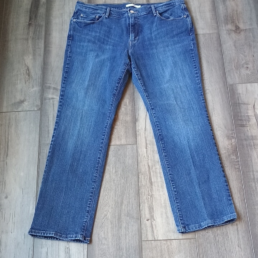Levi's Blue Straight Leg Jeans Classic Denim